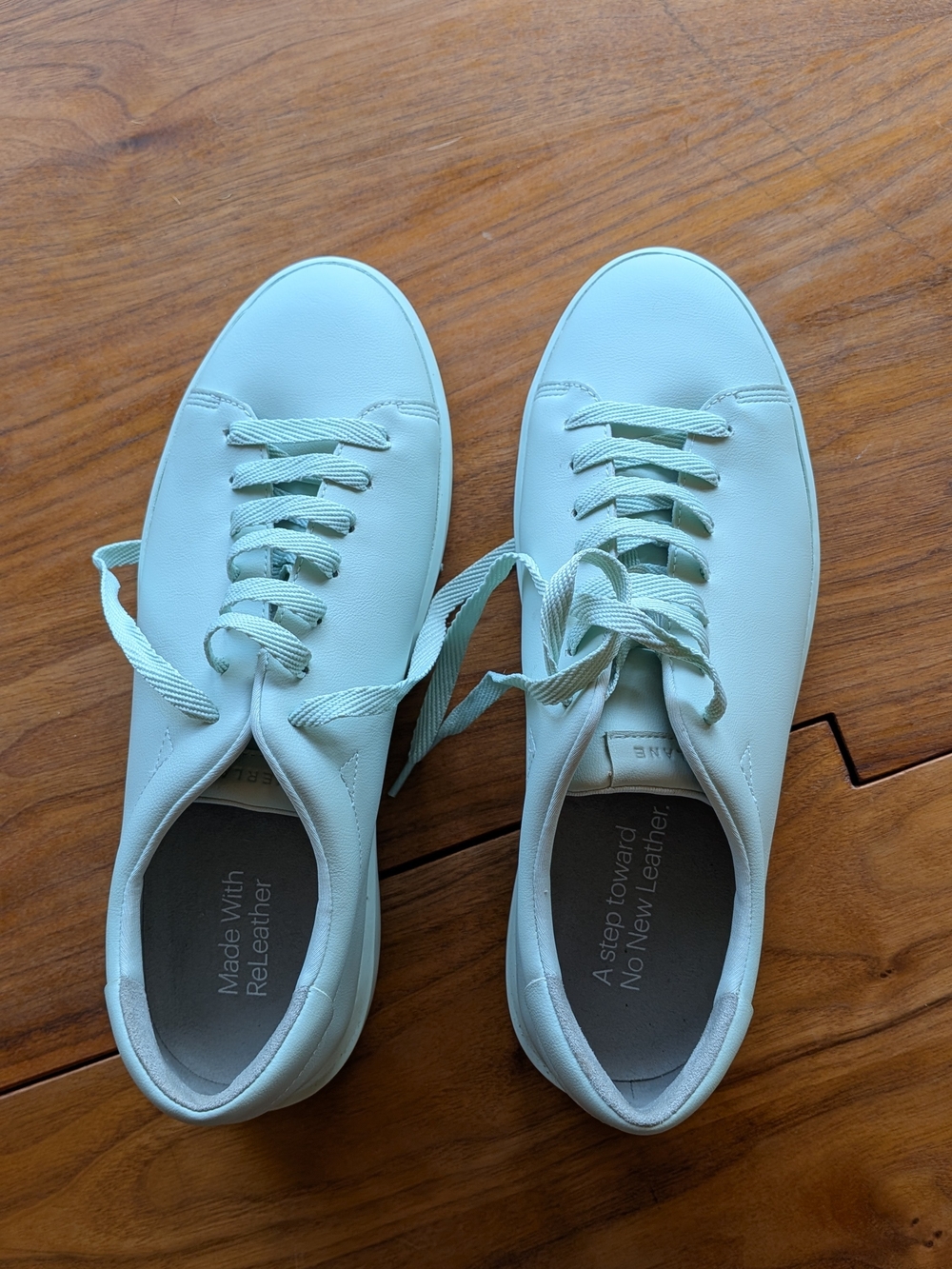 Everlane Re-leather Women's Mint Lace-Up Sneakers